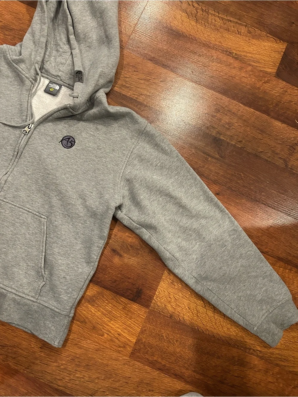 The North Face A5 Series Full Zip Hoodie Gray Mens Medium Sweatshirt
